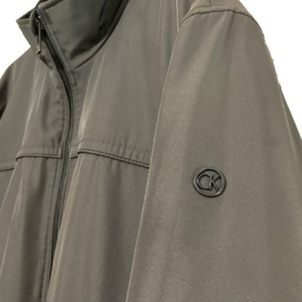 Calvin Klein dark grey ripstop bomber jacket - Picture 5 of 9